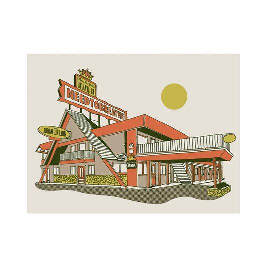 CAVES WORLD TOUR POSTER - ATLANTA, GA