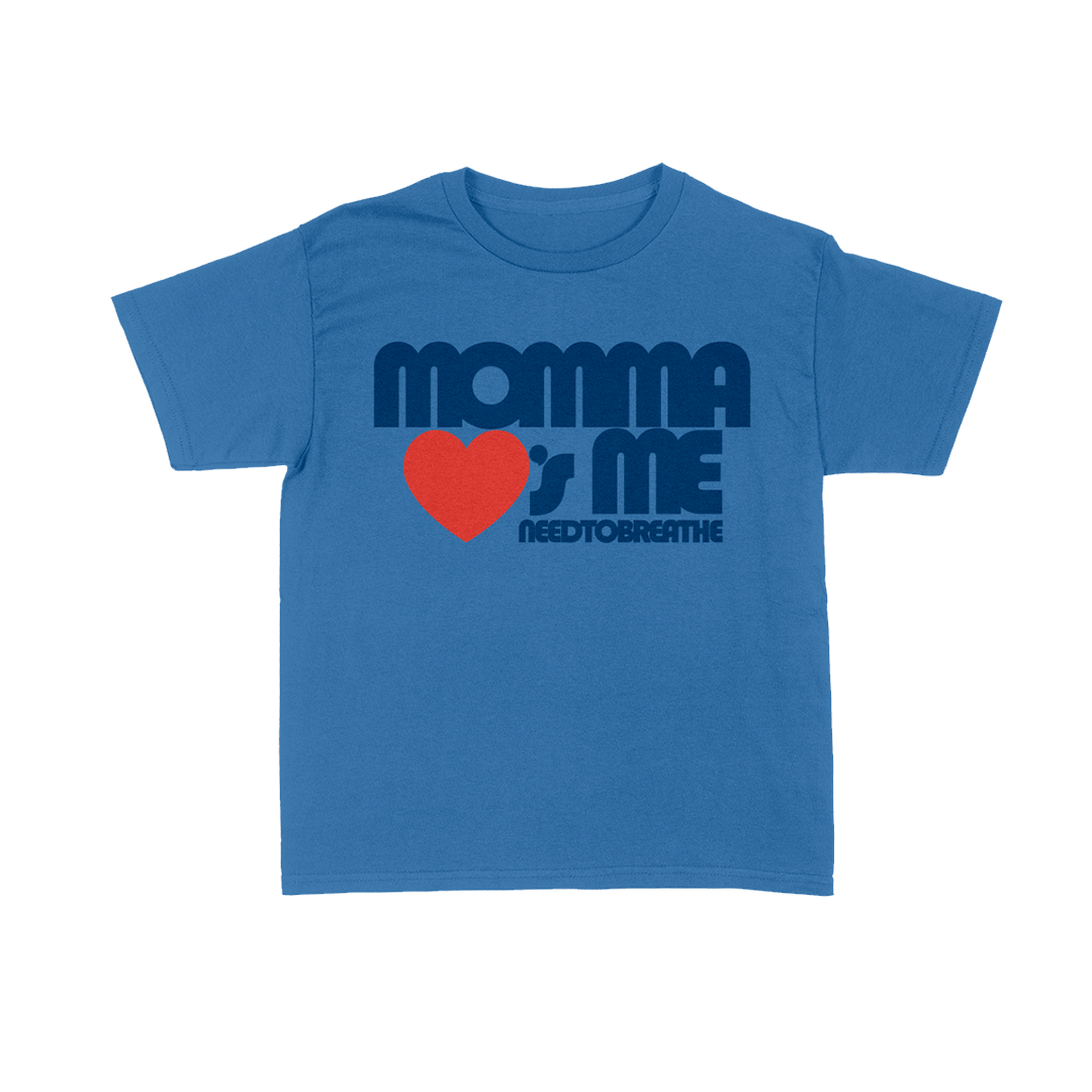 Momma Loves Me Youth Tee - Blue