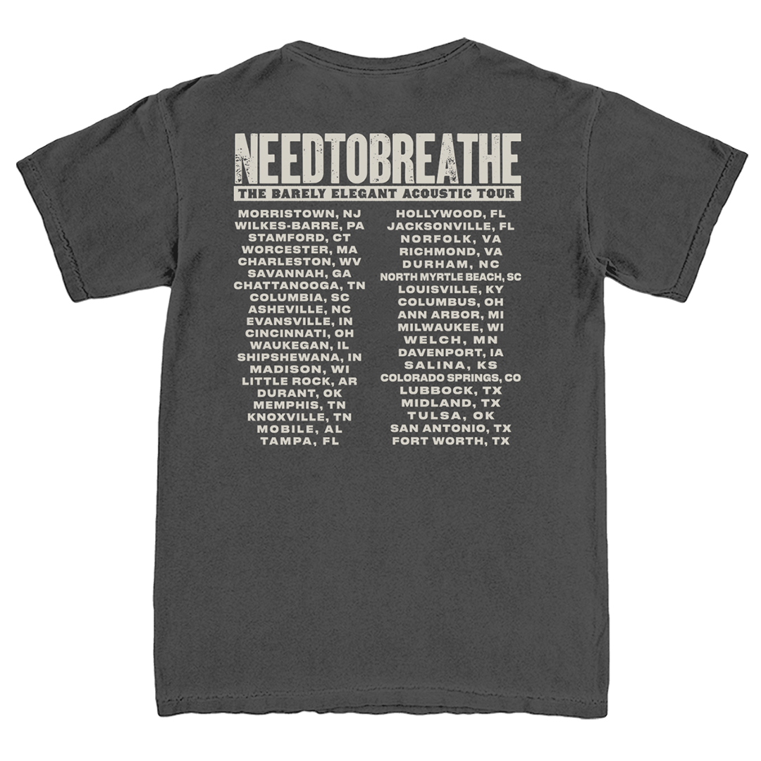 Barely Elegant Acoustic Tour Tee