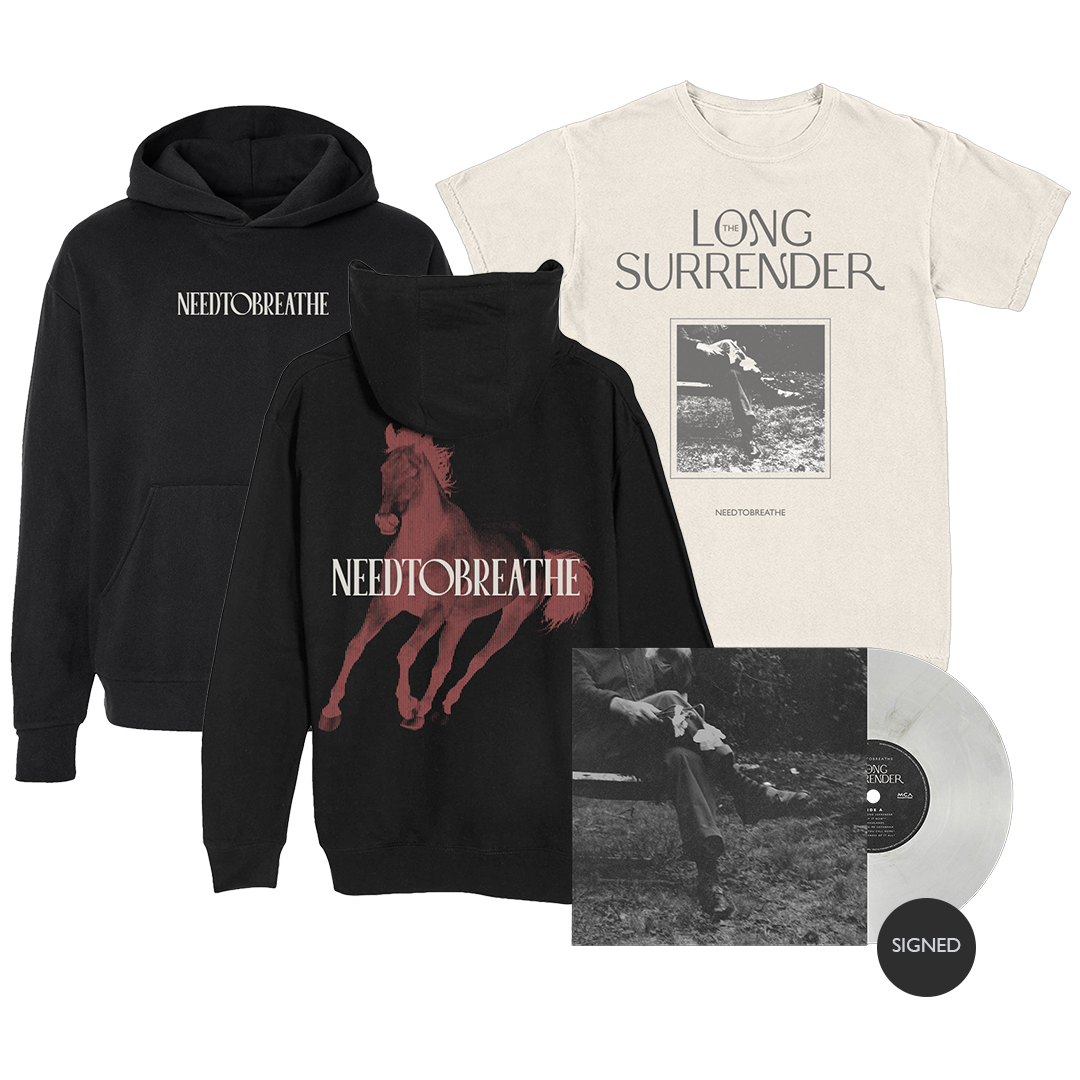 The Long Surrender SIGNED Vinyl + T-Shirt + Hoodie Bundle