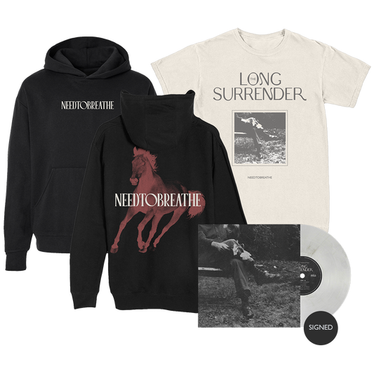 The Long Surrender SIGNED Vinyl + T-Shirt + Hoodie Bundle