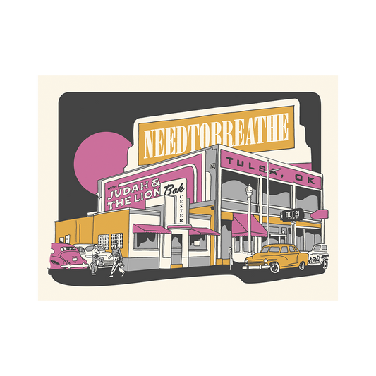 CAVES WORLD TOUR POSTER - TULSA, OK