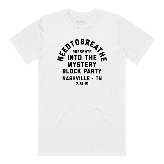 Into The Mystery Block Party Tee - White