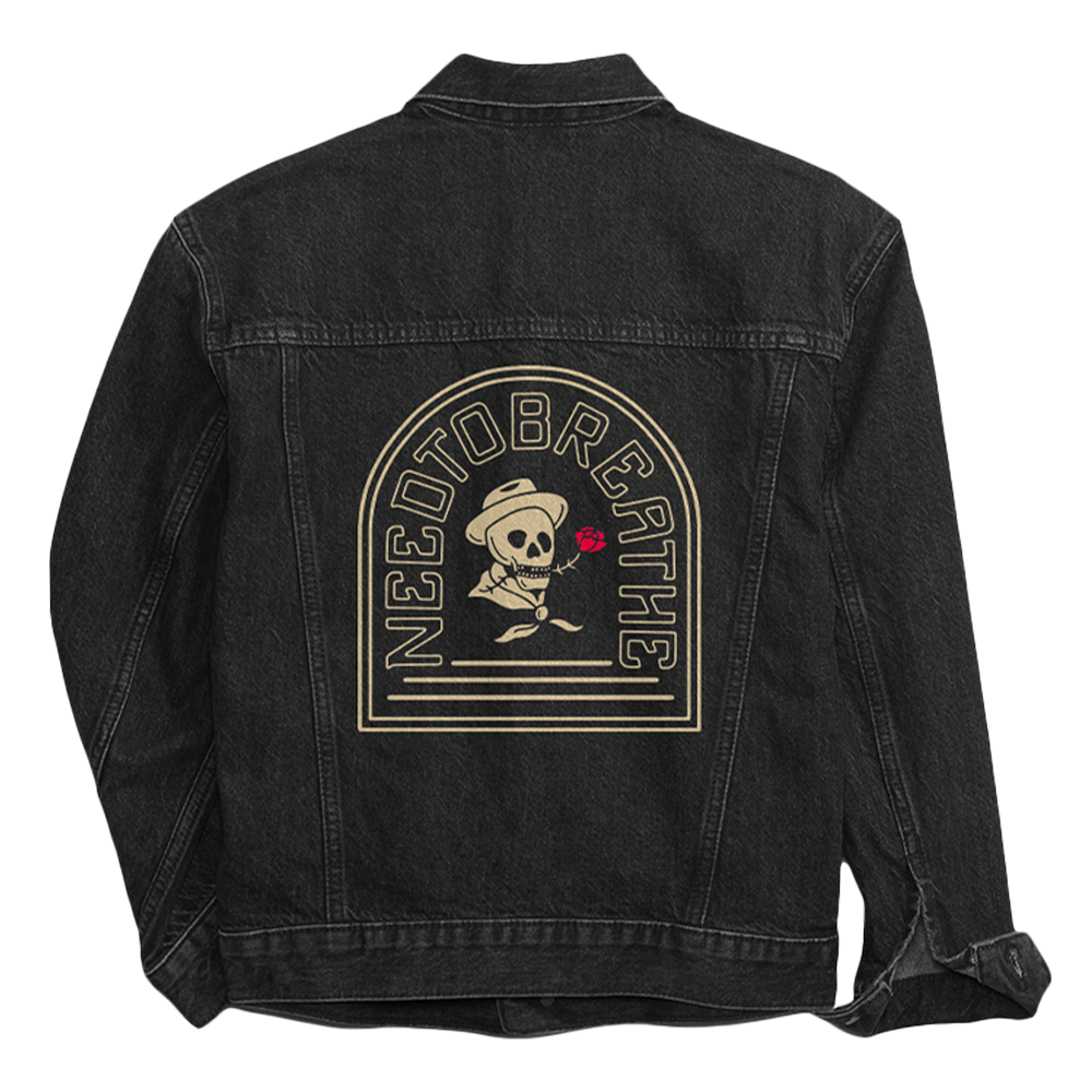 Back embroidered jacket on sale